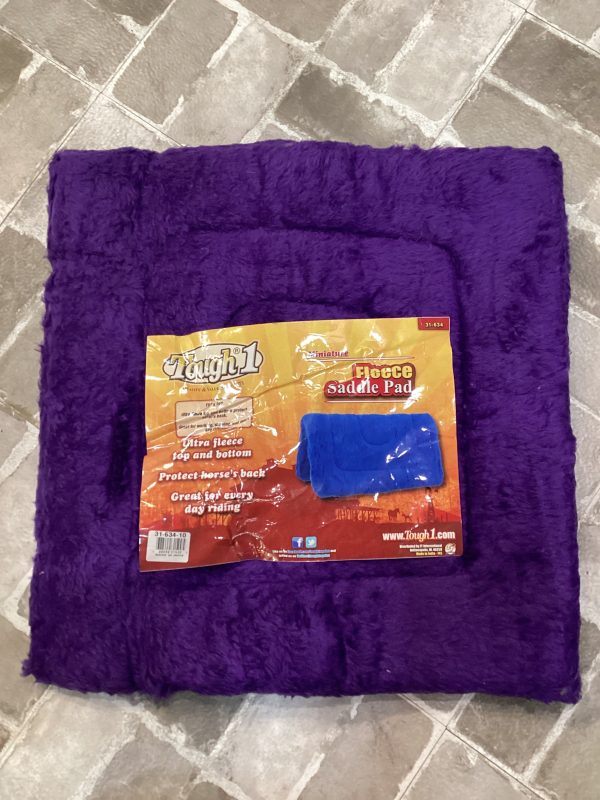 MINI PURPLE FLEECE PAD-PONY 19  Cheap