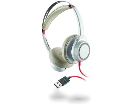 Poly Plantronics Blackwire 7225 Boomless Headset, USB-A, White Fashion