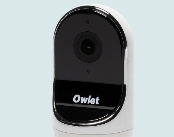 Owlet Cam Audio and Background Sound, Room Temp, Night Vision Smart HD Video Camera Baby Monitor White Online Hot Sale