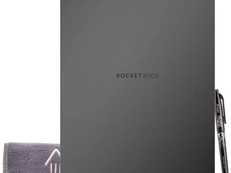 Rocketbook Flip Letter Smart Notebook, 32 Pages, 8.5  x 11 , Gray Online Sale