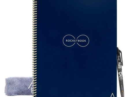 Rocketbook Core Letter Smart Notebook Lined 32 Pages 8.5 x 11  Blue Discount