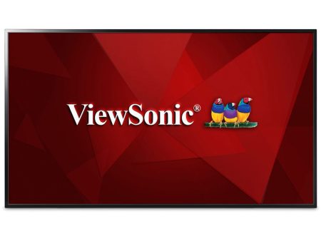 ViewSonic 48  Full HD LED-Backlit One-Wire HDBaseT Input Commercial Display - Certified Refurbished Supply