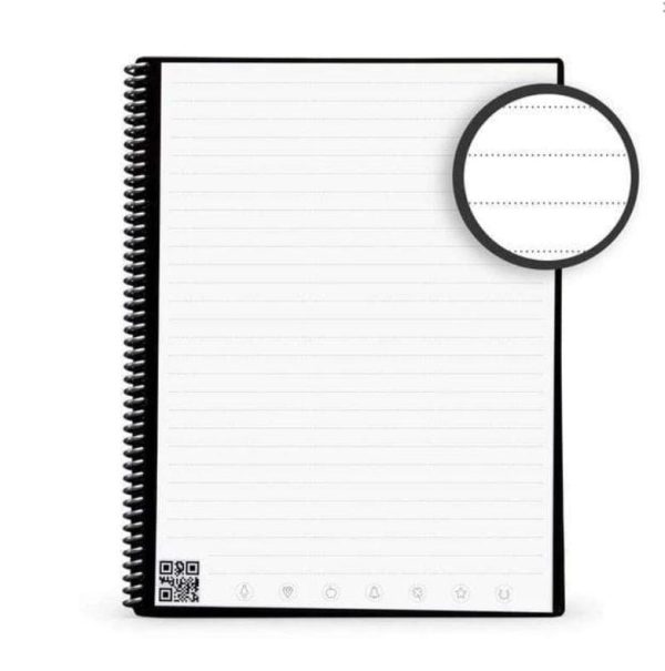 Rocketbook Core Letter Smart Notebook Lined 32 Pages 8.5  x 11  Black Cheap