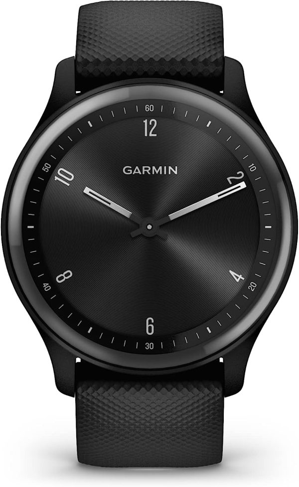 Garmin Vivomove Sport Touchscreen Smartwatch, Black - Certified Refurbished Cheap