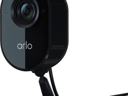 Arlo Essential 1080p Night Vision, 2-Way Audio, Siren, Wireless Security Indoor Camera, Black - Certified Refurbished Sale