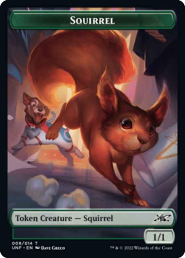 Squirrel    Storm Crow Double-Sided Token [Unfinity Tokens] Discount