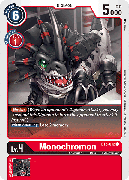 Monochromon [BT5-012] [Battle of Omni] Hot on Sale