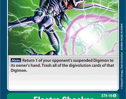 Electro Shocker [ST4-16] [Starter Deck: Giga Green] Fashion