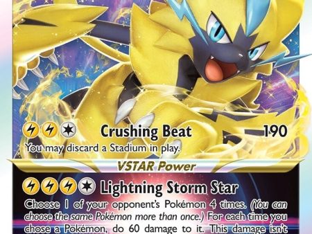 Zeraora VSTAR (SWSH265) (Jumbo Card) [Sword & Shield: Black Star Promos] Cheap