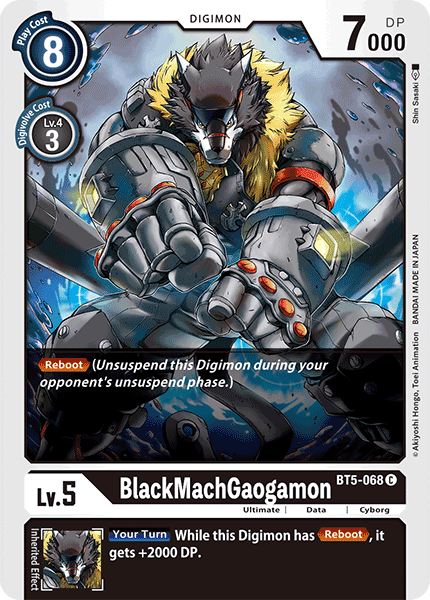 BlackMachGaogamon [BT5-068] [Battle of Omni] on Sale