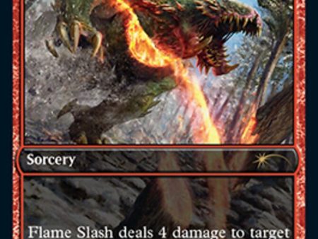 Flame Slash (Extended Art) [Store Championships 2022] on Sale