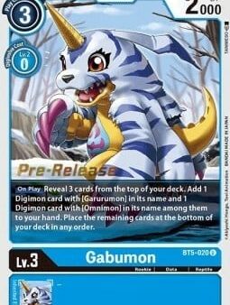 Gabumon [BT5-020] [Battle of Omni Pre-Release Promos] For Discount