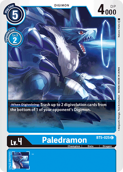 PaleDramon [BT5-025] [Battle of Omni] For Discount