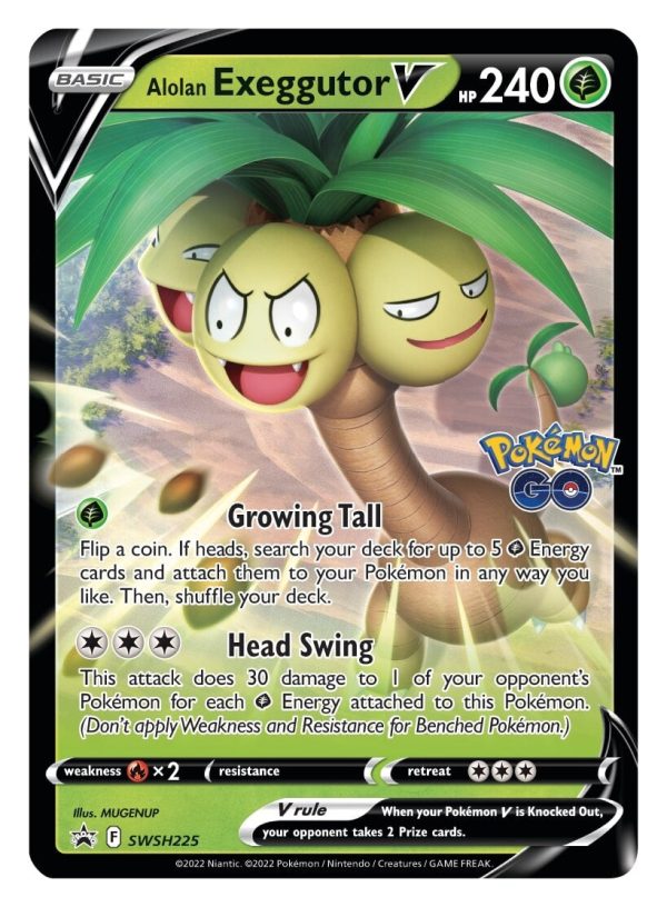 Alolan Exeggutor V (SWSH225) [Sword & Shield: Black Star Promos] Fashion