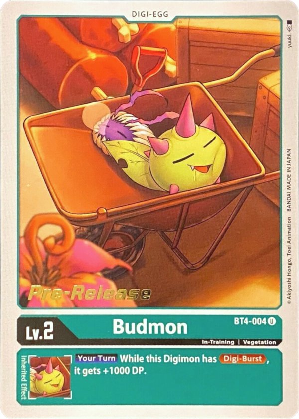 Budmon [BT4-004] [Great Legend Pre-Release Promos] Online