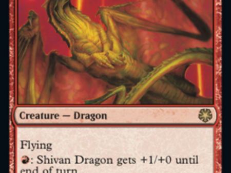 Shivan Dragon [Game Night: Free-for-All] on Sale