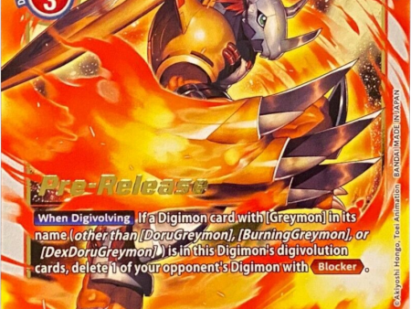 WarGreymon [BT5-016] [Battle of Omni Pre-Release Promos] Online now