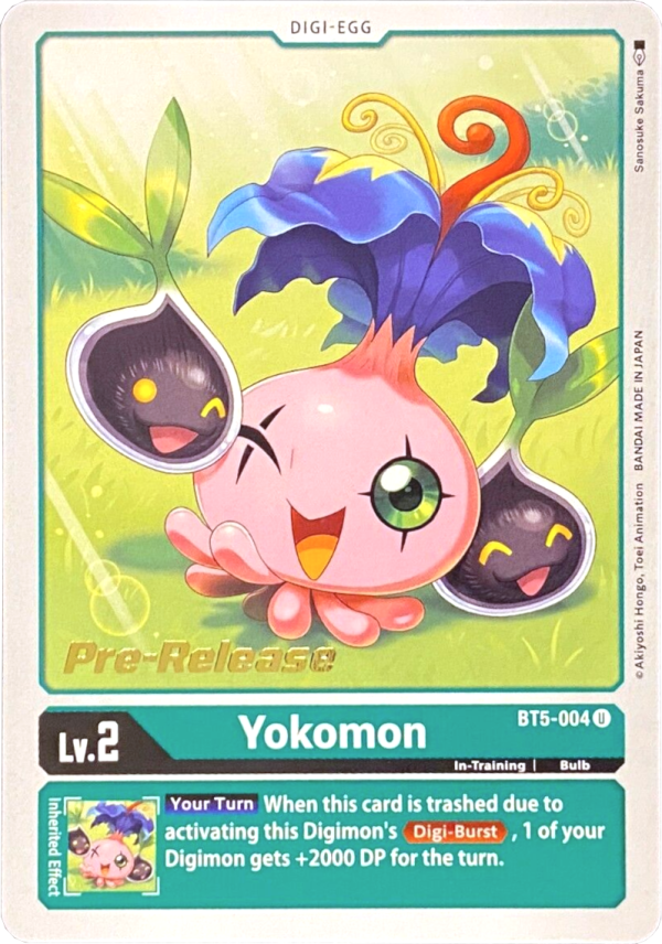 Yokomon [BT5-004] [Battle of Omni Pre-Release Promos] Cheap