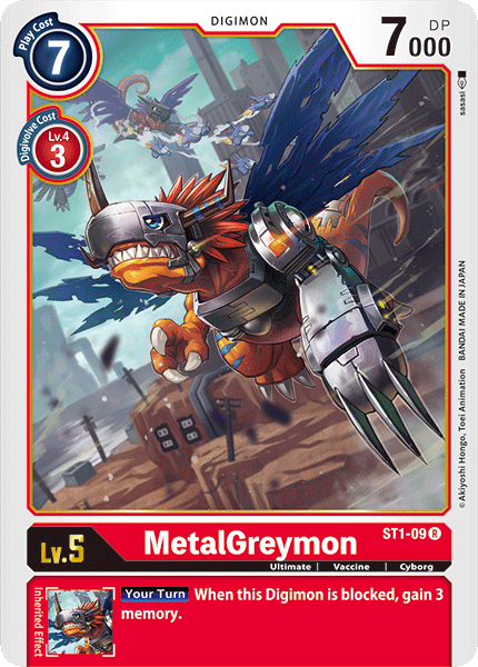 MetalGreymon [ST1-09] [Starter Deck: Gaia Red] Sale