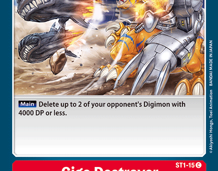 Giga Destroyer [ST1-15] [Starter Deck: Gaia Red] Cheap