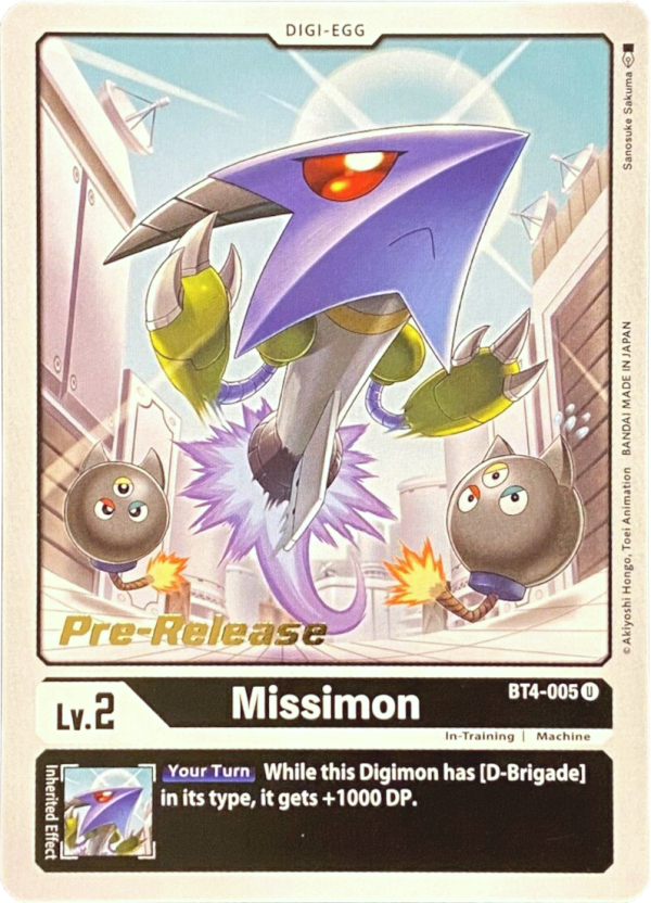 Missimon [BT4-005] [Great Legend Pre-Release Promos] Fashion