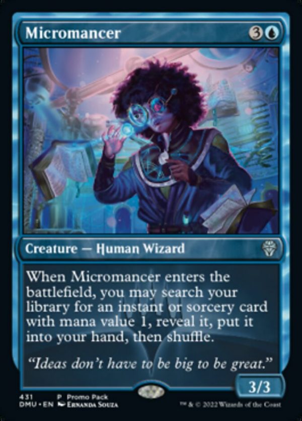 Micromancer (Promo Pack) [Dominaria United Promos] For Sale