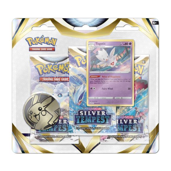 Sword & Shield: Silver Tempest - 3-Pack Blisters (Togetic) Online Sale