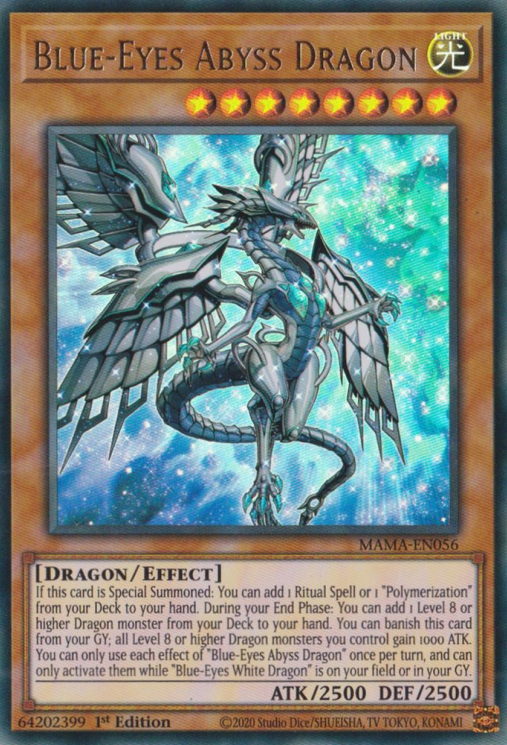 Blue-Eyes Abyss Dragon [MAMA-EN056] Ultra Rare Discount